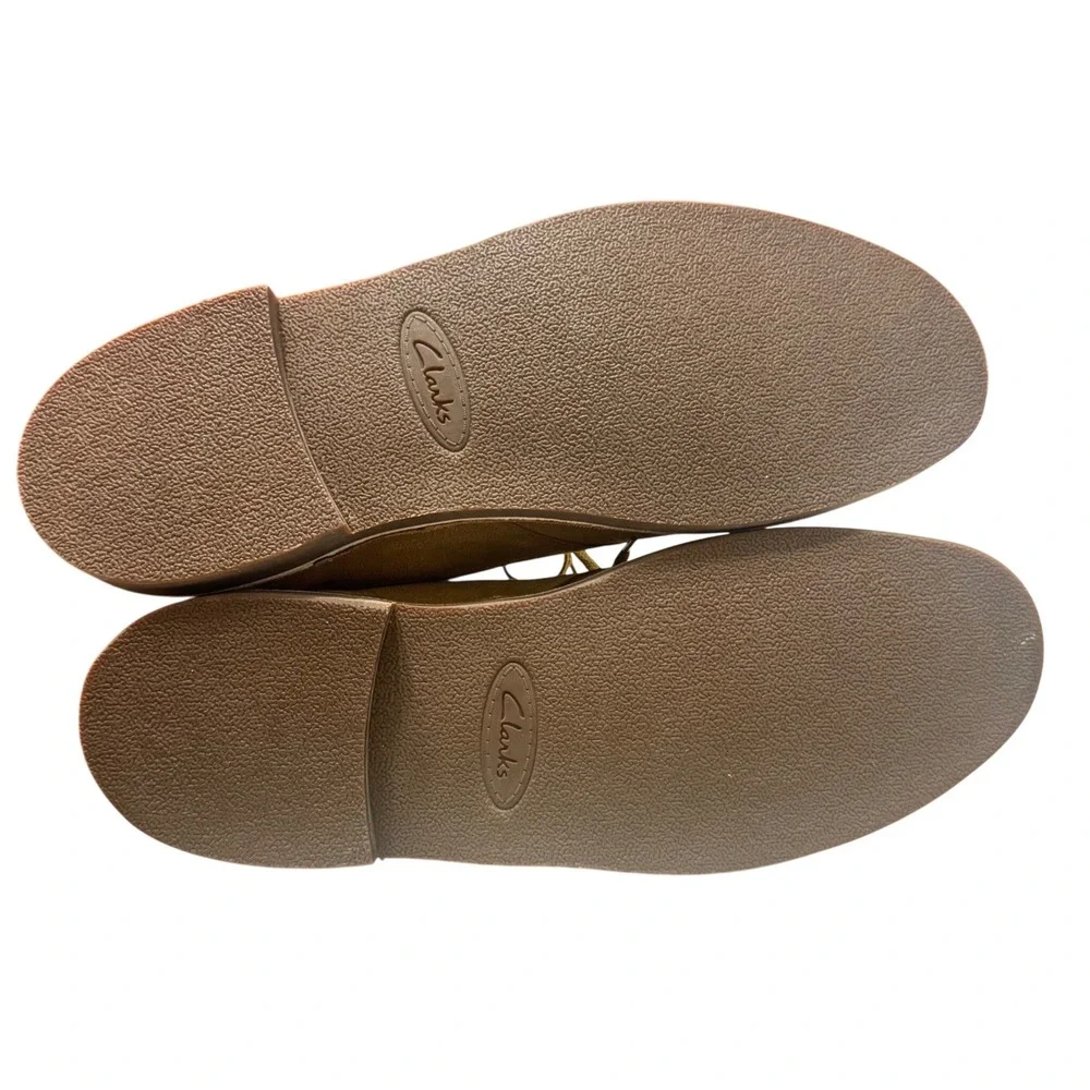 Clarks Bushacre 2 Chukka Boots Mens 15 Tan Suede Ankle Lace Up Shoes‎ NWOB